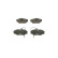 Brake Pad Set, disc brake BP016 Bosch, Thumbnail 6