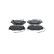 Brake Pad Set, disc brake BP016 Bosch, Thumbnail 4