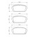 Brake Pad Set, disc brake BP027 Bosch, Thumbnail 8
