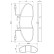 Brake Pad Set, disc brake BP035 Bosch, Thumbnail 8