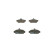 Brake Pad Set, disc brake BP037 Bosch, Thumbnail 2