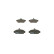 Brake Pad Set, disc brake BP037 Bosch, Thumbnail 4
