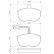 Brake Pad Set, disc brake BP074 Bosch, Thumbnail 6