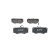 Brake Pad Set, disc brake BP077 Bosch