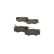Brake Pad Set, disc brake BP077 Bosch, Thumbnail 4