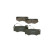 Brake Pad Set, disc brake BP077 Bosch, Thumbnail 6