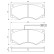 Brake Pad Set, disc brake BP077 Bosch, Thumbnail 8