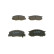 Brake Pad Set, disc brake BP082 Bosch, Thumbnail 6