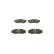 Brake Pad Set, disc brake BP092 Bosch, Thumbnail 6