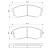 Brake Pad Set, disc brake BP098 Bosch, Thumbnail 8