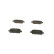 Brake Pad Set, disc brake BP1000 Bosch