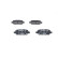 Brake Pad Set, disc brake BP1000 Bosch, Thumbnail 3