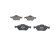 Brake Pad Set, disc brake BP1004 Bosch, Thumbnail 5