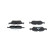 Brake Pad Set, disc brake BP1006 Bosch, Thumbnail 4