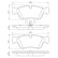 Brake Pad Set, disc brake BP1006 Bosch, Thumbnail 6