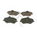 Brake Pad Set, disc brake BP1008 Bosch, Thumbnail 3