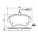 Brake Pad Set, disc brake BP1008 Bosch, Thumbnail 5