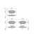 Brake Pad Set, disc brake BP1011 Bosch, Thumbnail 5