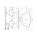 Brake Pad Set, disc brake BP1013 Bosch, Thumbnail 5