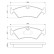Brake Pad Set, disc brake BP102 Bosch, Thumbnail 8