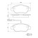 Brake Pad Set, disc brake BP1024 Bosch, Thumbnail 6