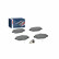 Brake Pad Set, disc brake BP1025 Bosch, Thumbnail 6