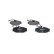 Brake Pad Set, disc brake BP103 Bosch, Thumbnail 4