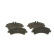Brake Pad Set, disc brake BP1032 Bosch, Thumbnail 5