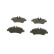 Brake Pad Set, disc brake BP1033 Bosch, Thumbnail 3