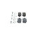 Brake Pad Set, disc brake BP1035 Bosch, Thumbnail 5