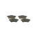 Brake Pad Set, disc brake BP1039 Bosch, Thumbnail 3