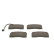 Brake Pad Set, disc brake BP1042 Bosch, Thumbnail 5