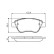 Brake Pad Set, disc brake BP1043 Bosch, Thumbnail 5