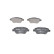 Brake Pad Set, disc brake BP1043 Bosch, Thumbnail 5