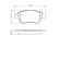Brake Pad Set, disc brake BP1043 Bosch, Thumbnail 6