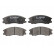 Brake Pad Set, disc brake BP1049 Bosch