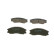 Brake Pad Set, disc brake BP1049 Bosch, Thumbnail 4