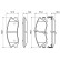 Brake Pad Set, disc brake BP1049 Bosch, Thumbnail 6