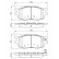 Brake Pad Set, disc brake BP1050 Bosch, Thumbnail 6