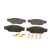 Brake Pad Set, disc brake BP1052 Bosch