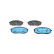 Brake Pad Set, disc brake BP1054 Bosch, Thumbnail 3