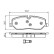 Brake Pad Set, disc brake BP1058 Bosch, Thumbnail 5