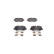 BRAKE PAD SET, DISC BRAKE BP1059 Bosch