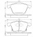 Brake Pad Set, disc brake BP1060 Bosch, Thumbnail 6