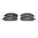 Brake Pad Set, disc brake BP1061 Bosch, Thumbnail 4