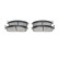 Brake Pad Set, disc brake BP1061 Bosch, Thumbnail 5