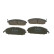 Brake Pad Set, disc brake BP1061 Bosch, Thumbnail 6