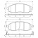 Brake Pad Set, disc brake BP1063 Bosch, Thumbnail 8