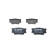 Brake Pad Set, disc brake BP1065 Bosch, Thumbnail 5