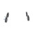 Brake Pad Set, disc brake BP1066 Bosch, Thumbnail 4